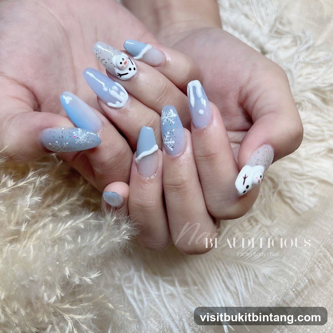 Winter Themed Nails