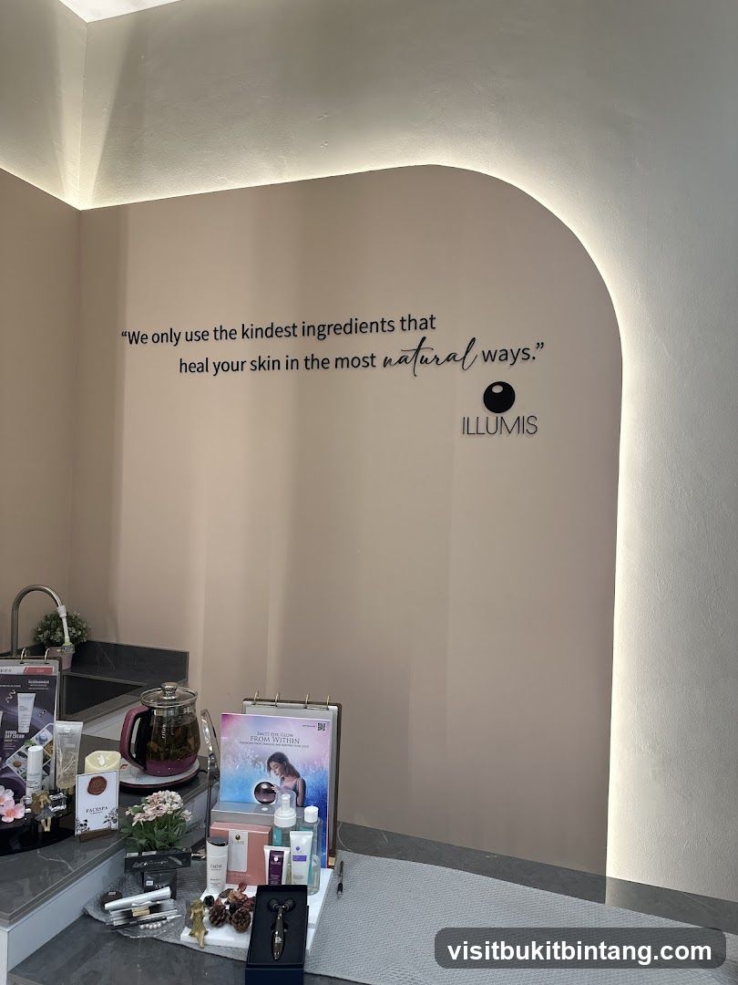 Skincare Products Display