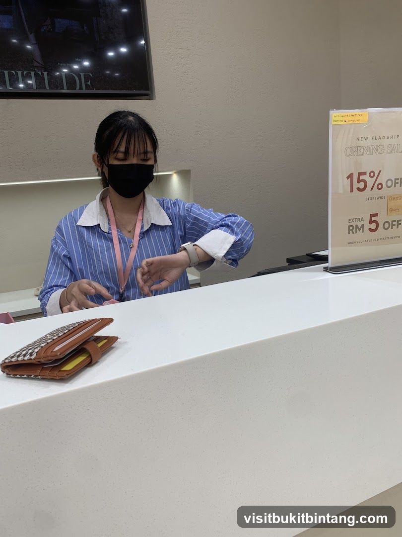 Cashier Checking Watch