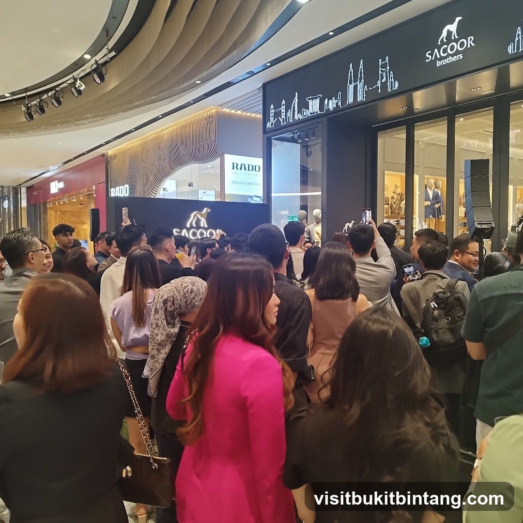 Crowd at a Store Opening