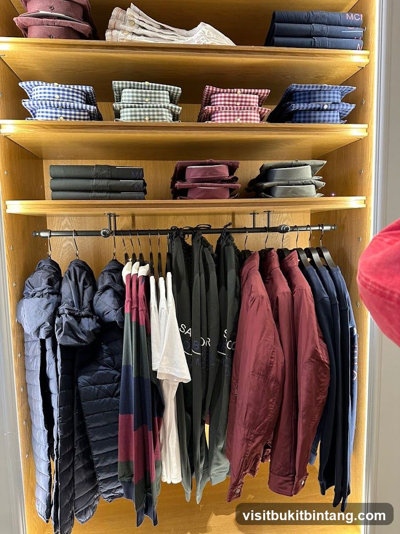 Men's Clothing Display