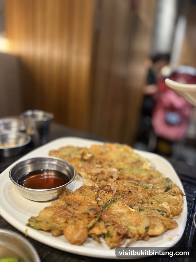 Korean Pancake with Dipping Sauce