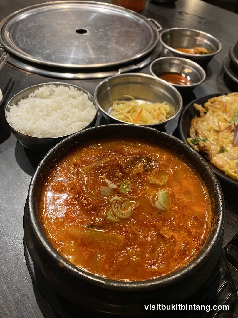 Korean Stew and Side Dishes