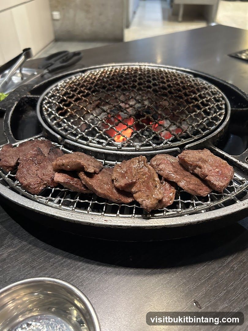 Grilled Meat on a Barbecue
