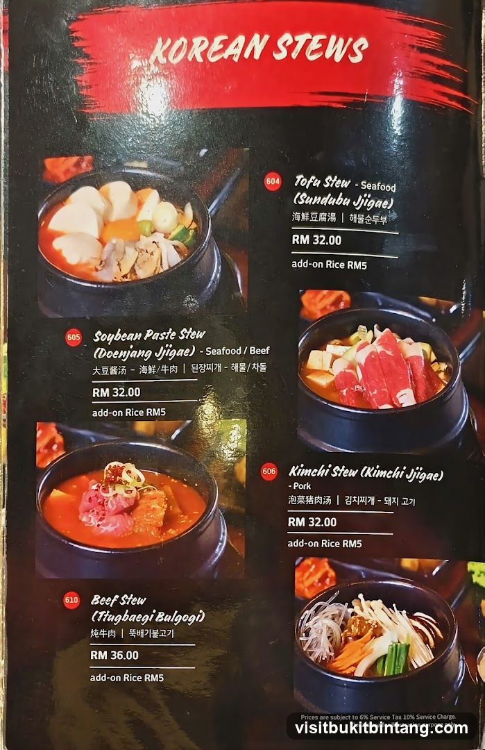 KOREAN STEWS