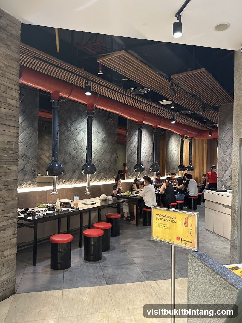 Restaurant Interior with Dining Tables