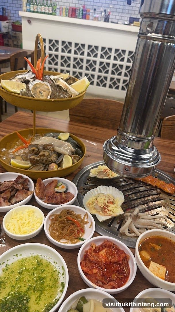Seafood and Korean BBQ Platter