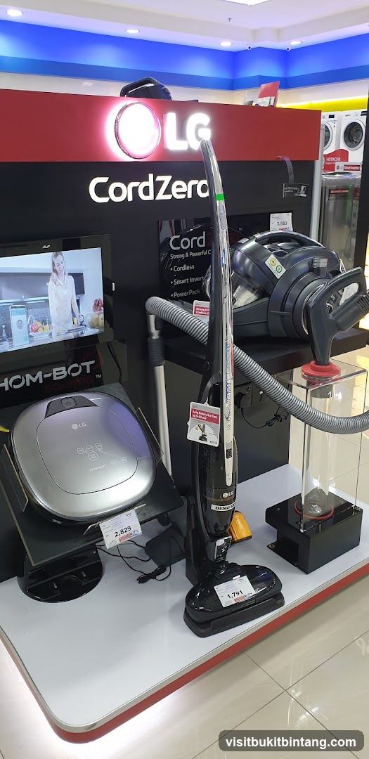 LG CordZero Vacuum Cleaners Display