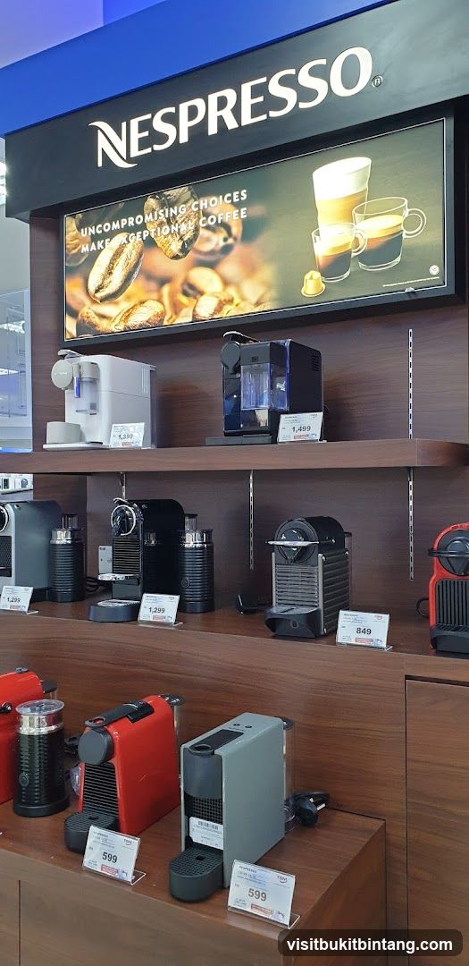 Nespresso Coffee Machines Display