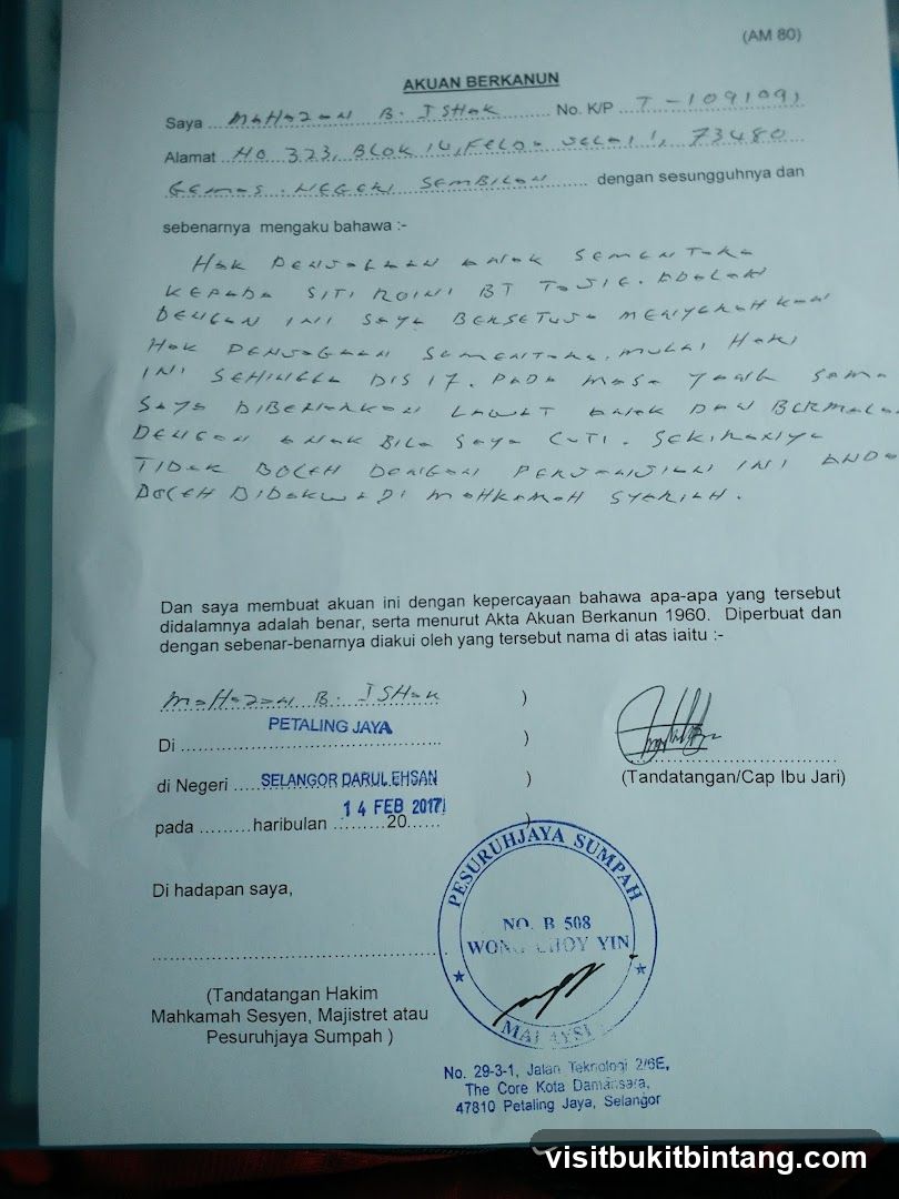 Affidavit
