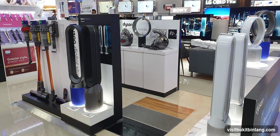 Dyson and Sony Electronics Display