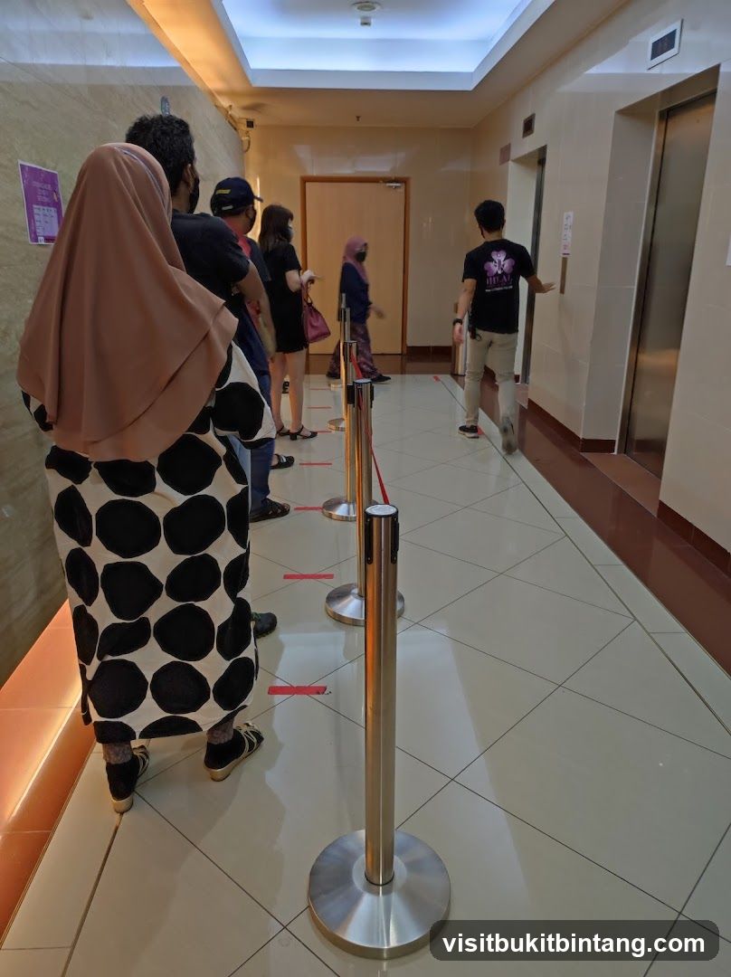People waiting in line