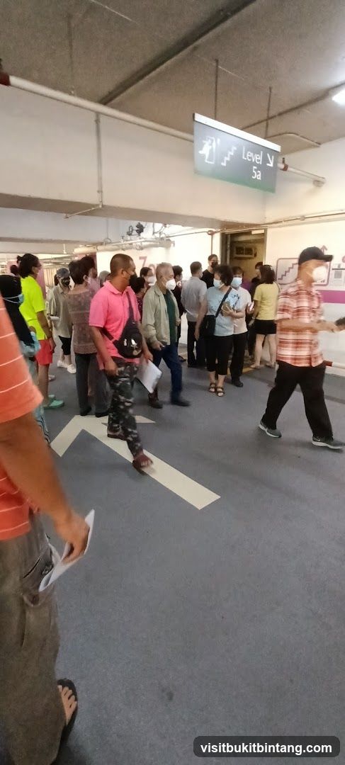 People in a queue