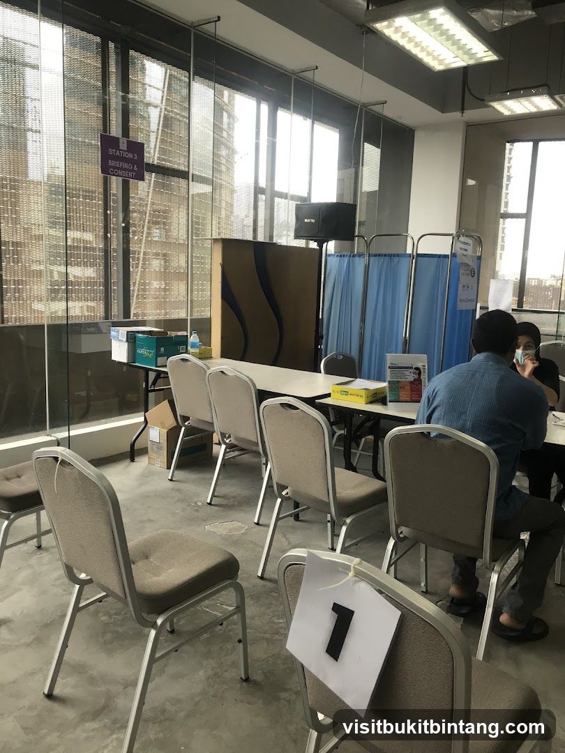 Vaccination Center Waiting Area