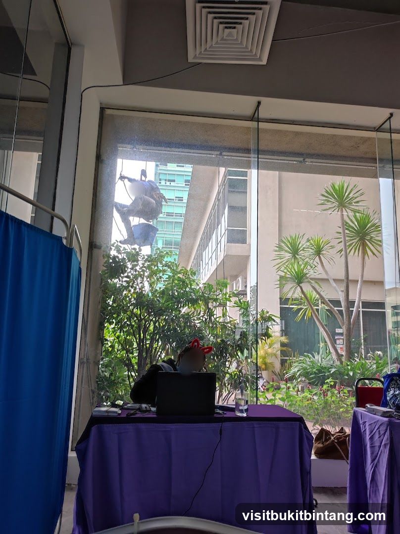 Window Washer and Indoor Setup