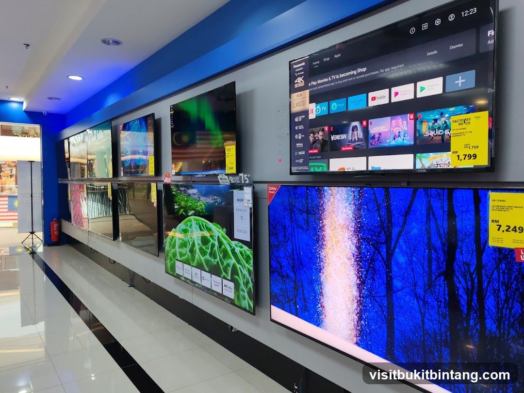 Televisions on Display