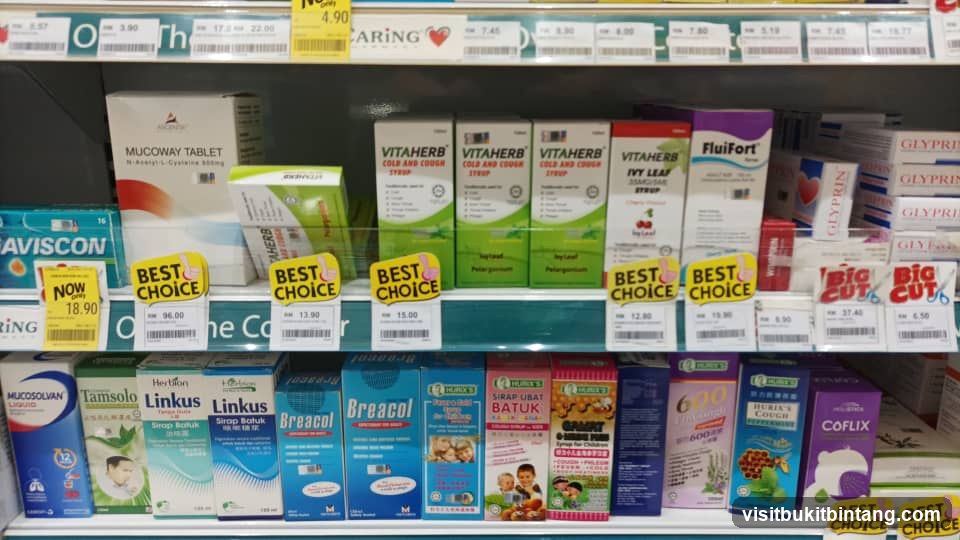 Medicine aisle display