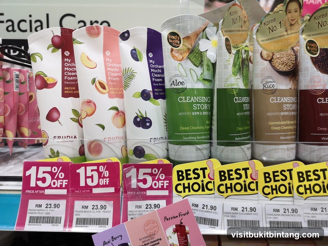 Skincare Products on Display