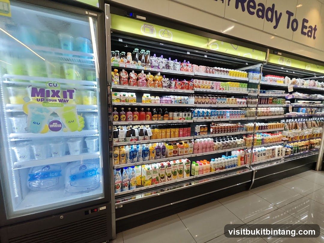 Convenience Store Refrigerated Section