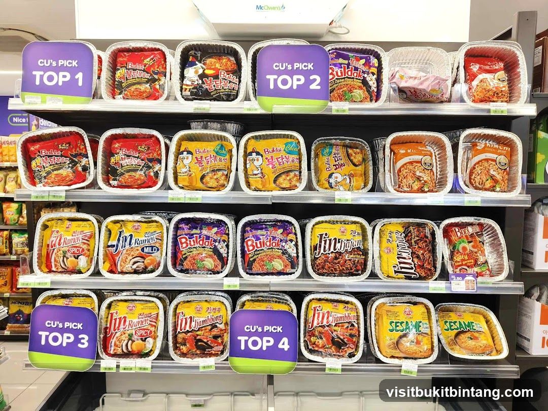 Instant Noodles Display