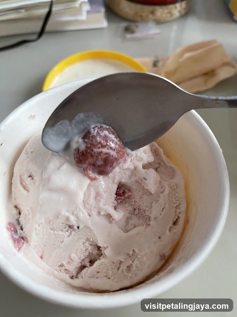 Strawberry Ice Cream Bowl