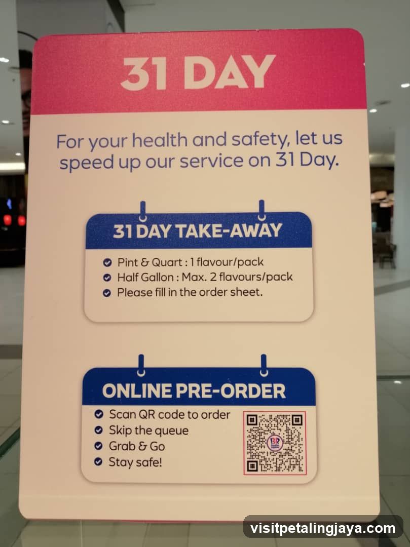 31 Day Take-Away Sign