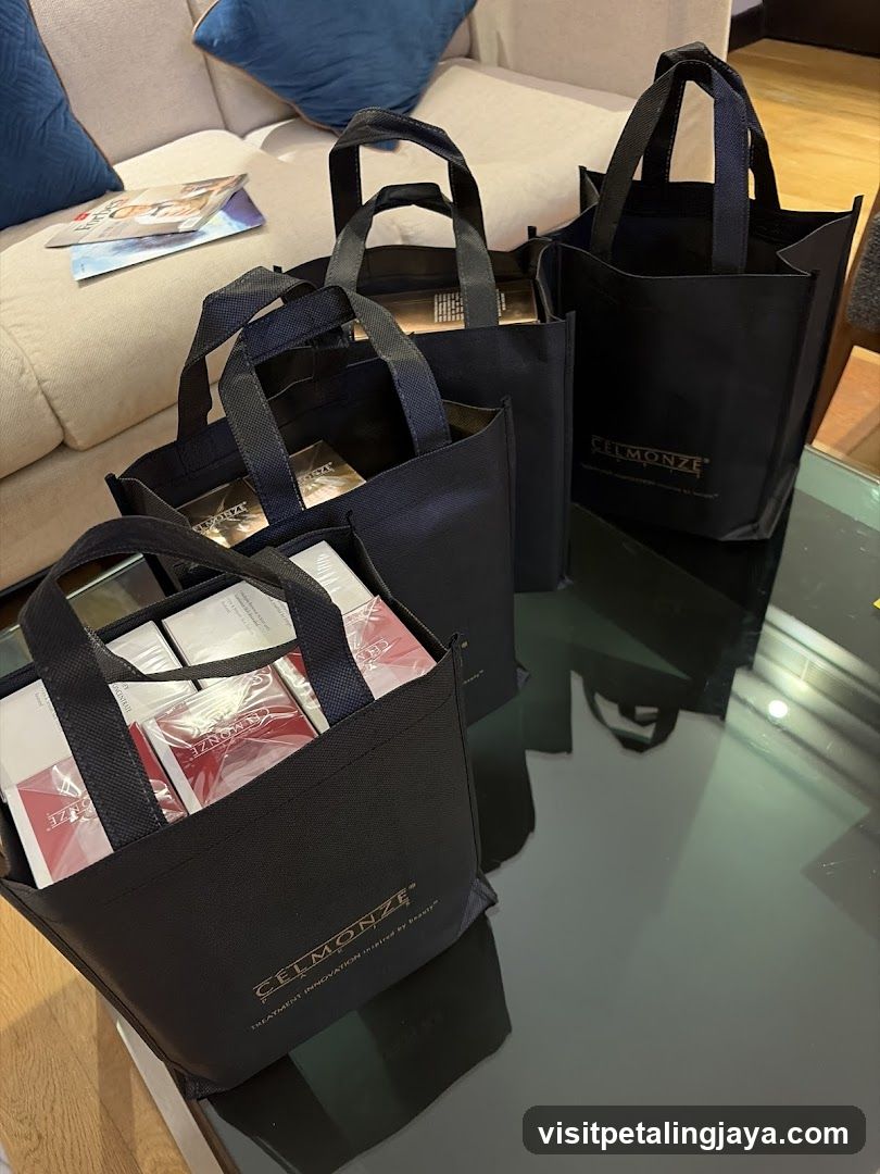 Shopping Bags with Products