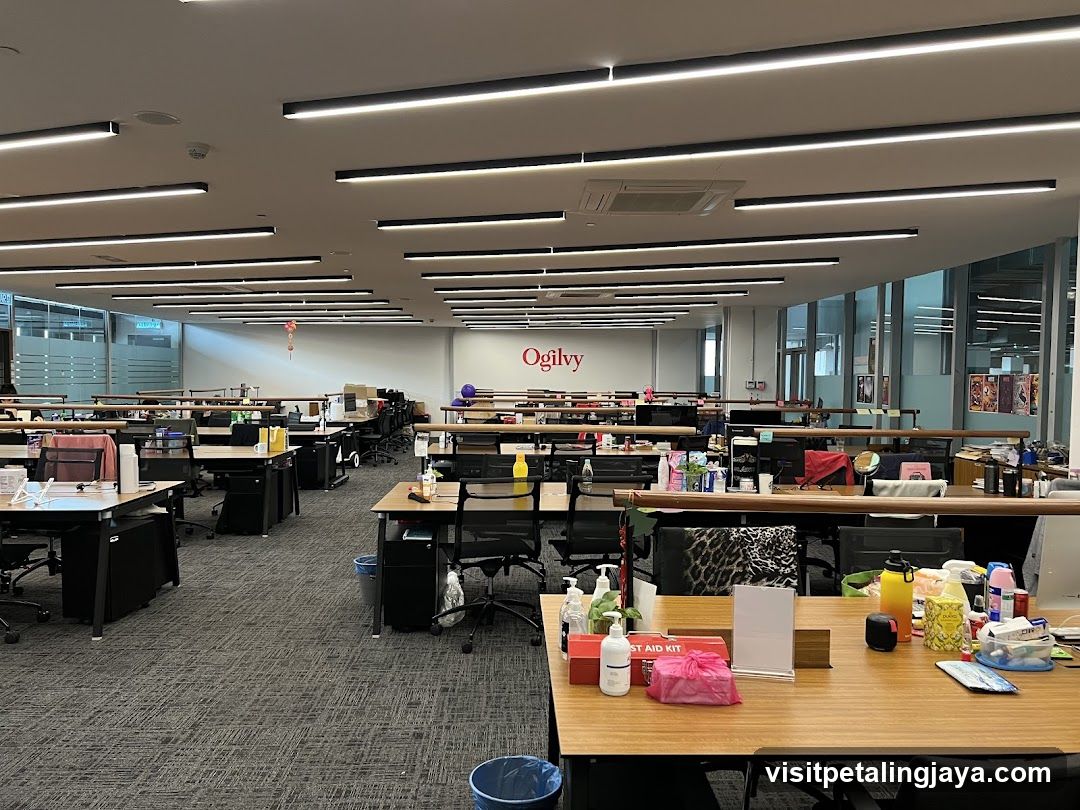 Office Interior with 'Ogilvy' Signage