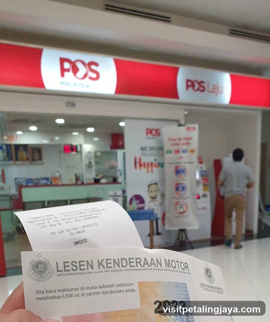 POS Malaysia Store Interior with Receipts