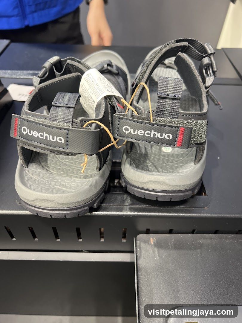 Quechua Sandals Display