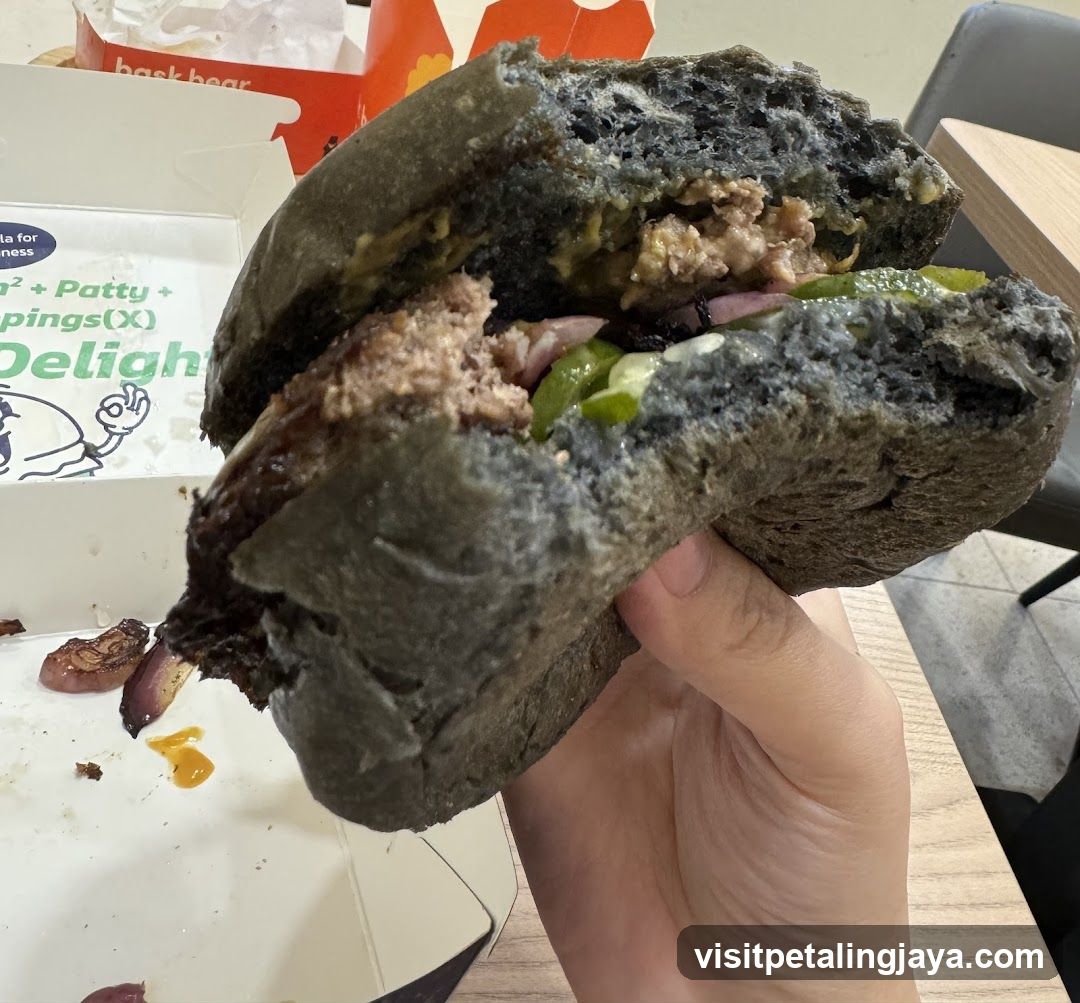 Black Brioche Burger