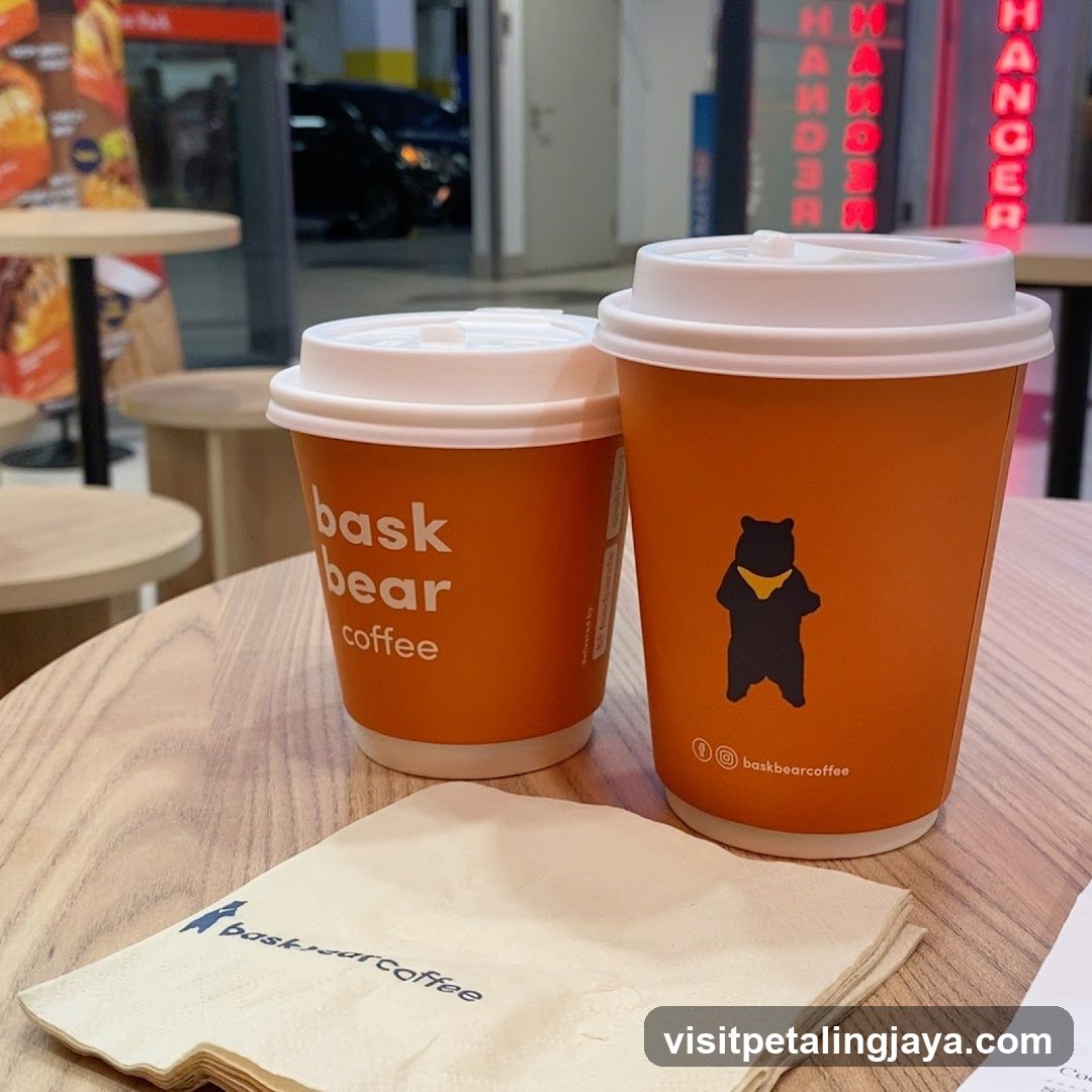 Bask Bear Coffee Cups on Table