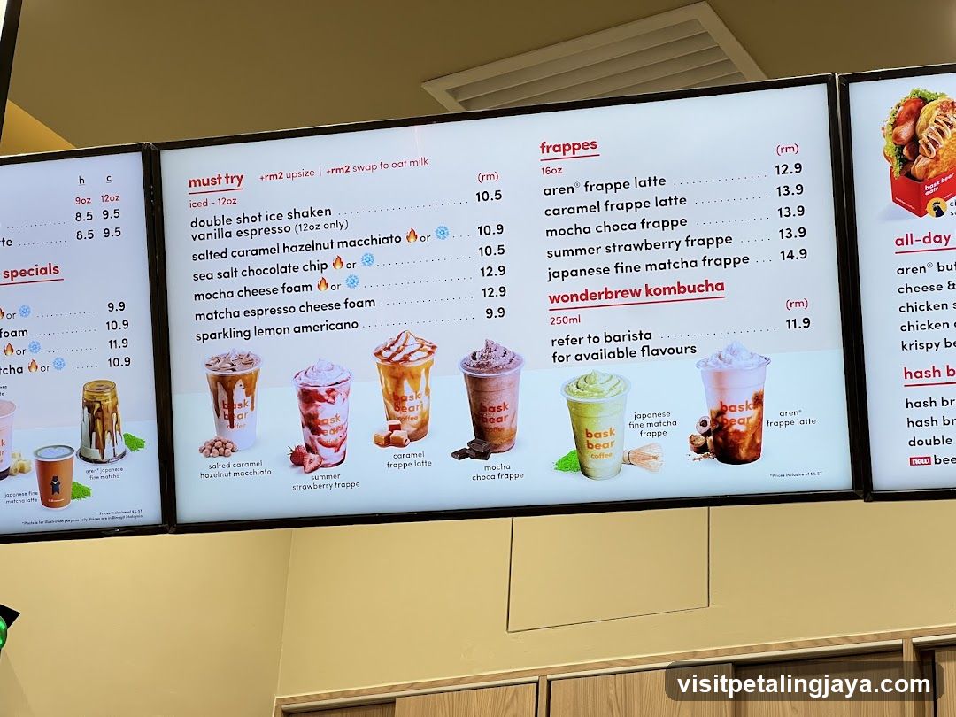 Baskin Robbins Menu Board