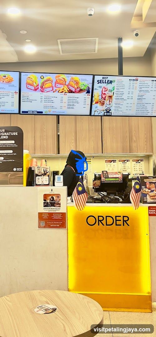 Fast Food Counter Interior