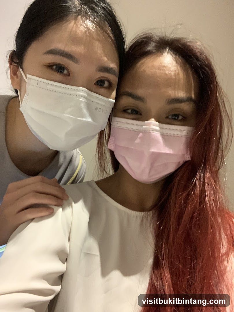 Two Women Wearing Masks