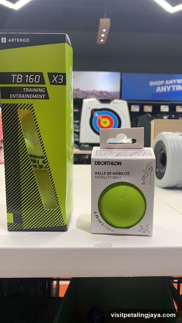 Decathlon and Artengo products display