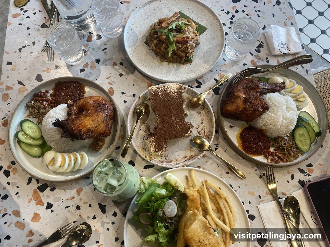 Table of Malaysian Dishes