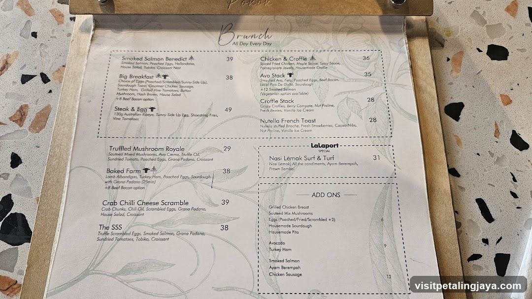 Brunch Menu