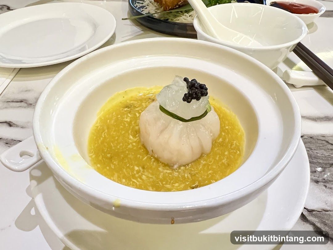Scallop Dish with Caviar