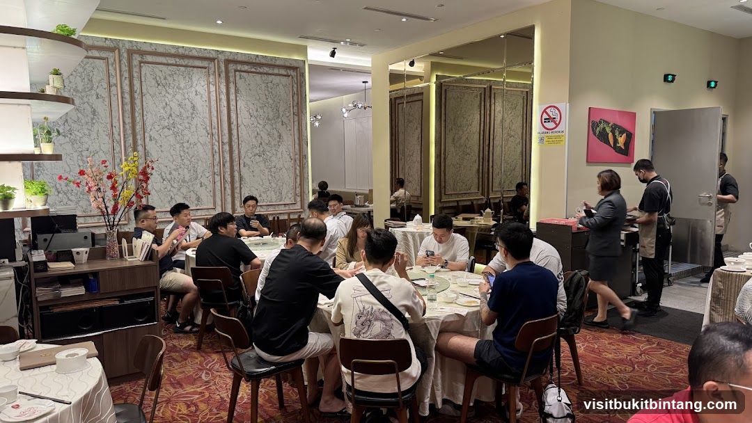 Restaurant Interior with Diners