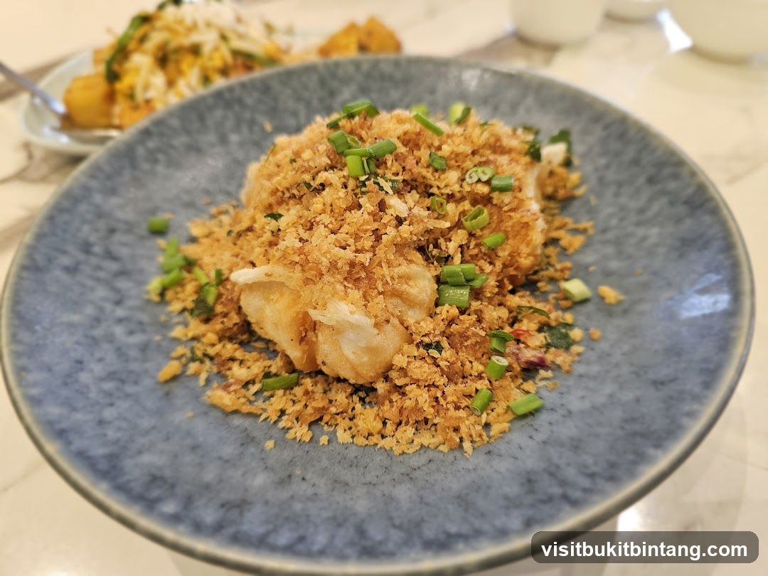 Crispy Fried Dish with Scallions