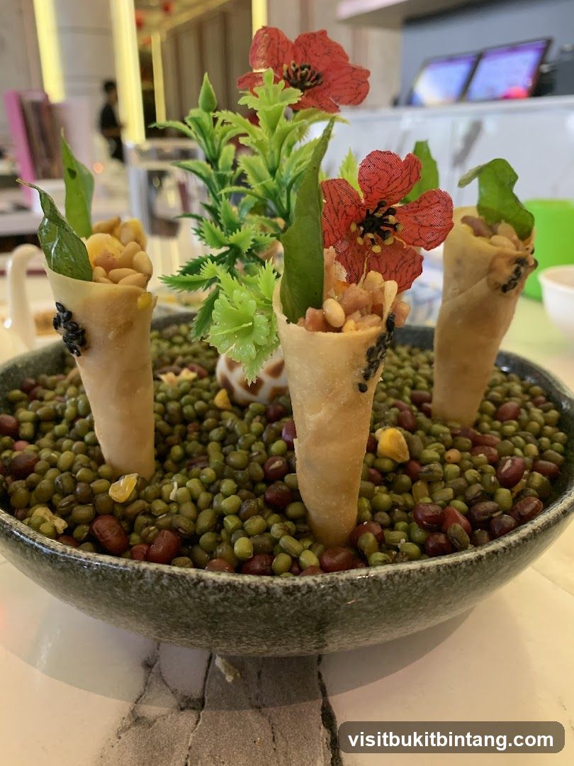 Appetizer Cones with Beans