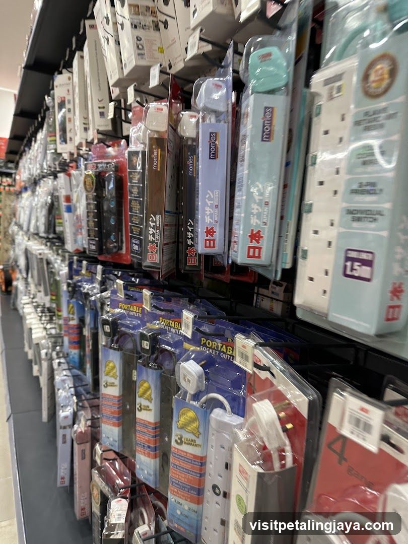 Electronics Store Aisle