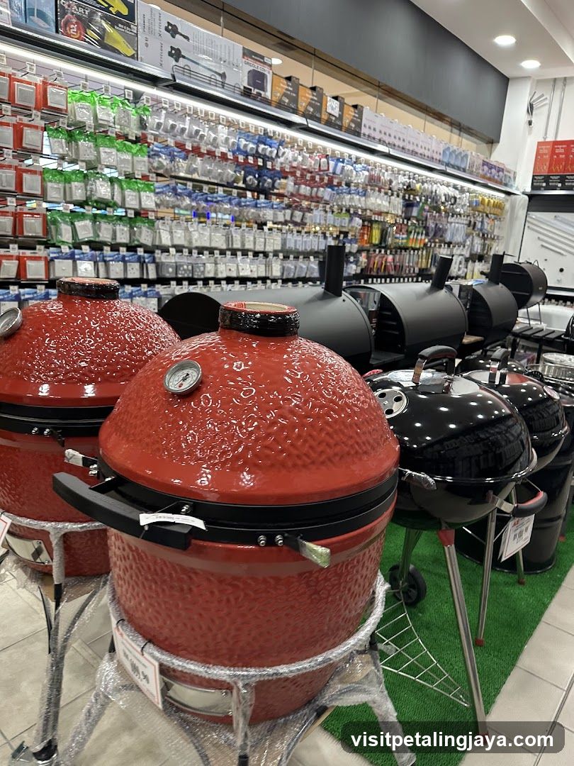 Grill Display in Store
