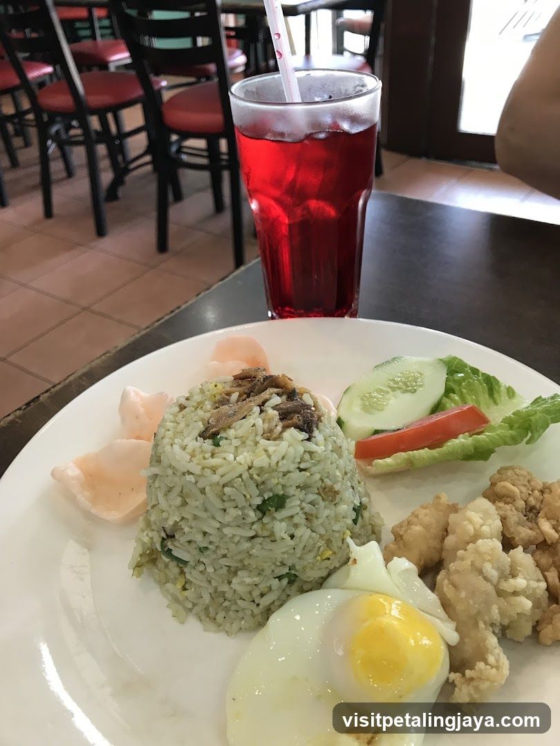 Fried Rice Meal with Drink