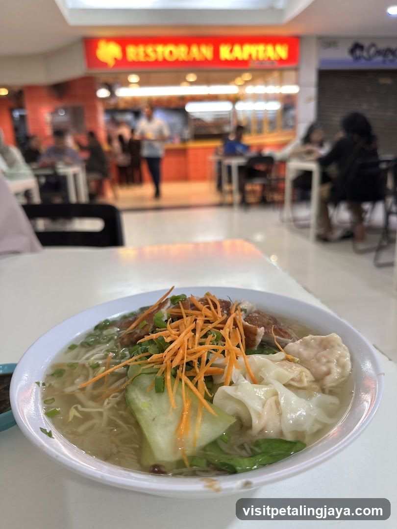 Noodle Bowl in Food Court