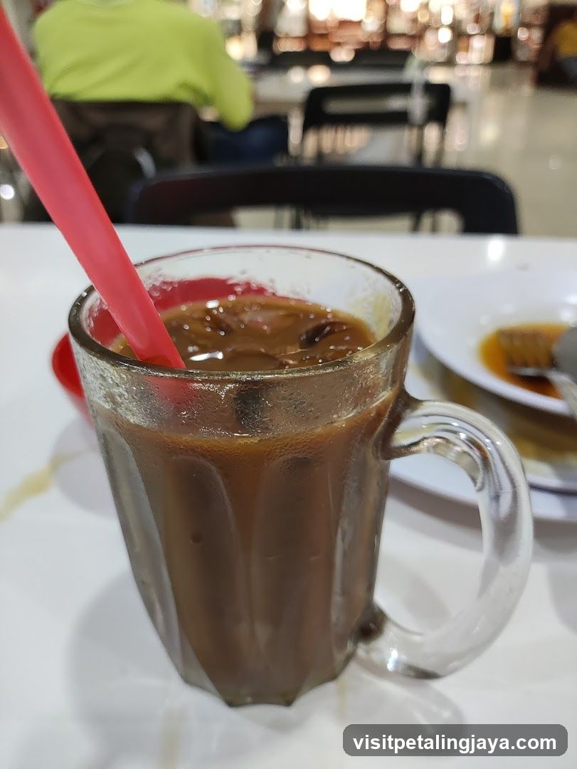 Iced Coffee in Glass Mug
