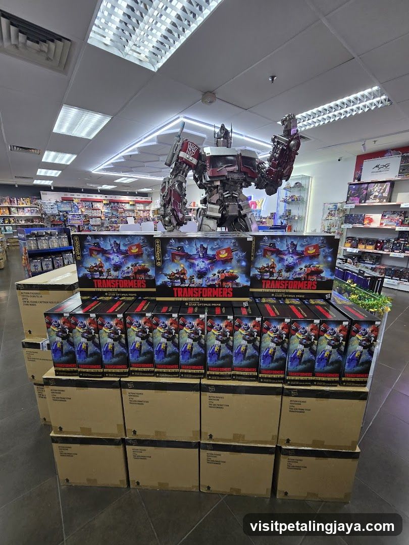 Transformers Toy Display in Store