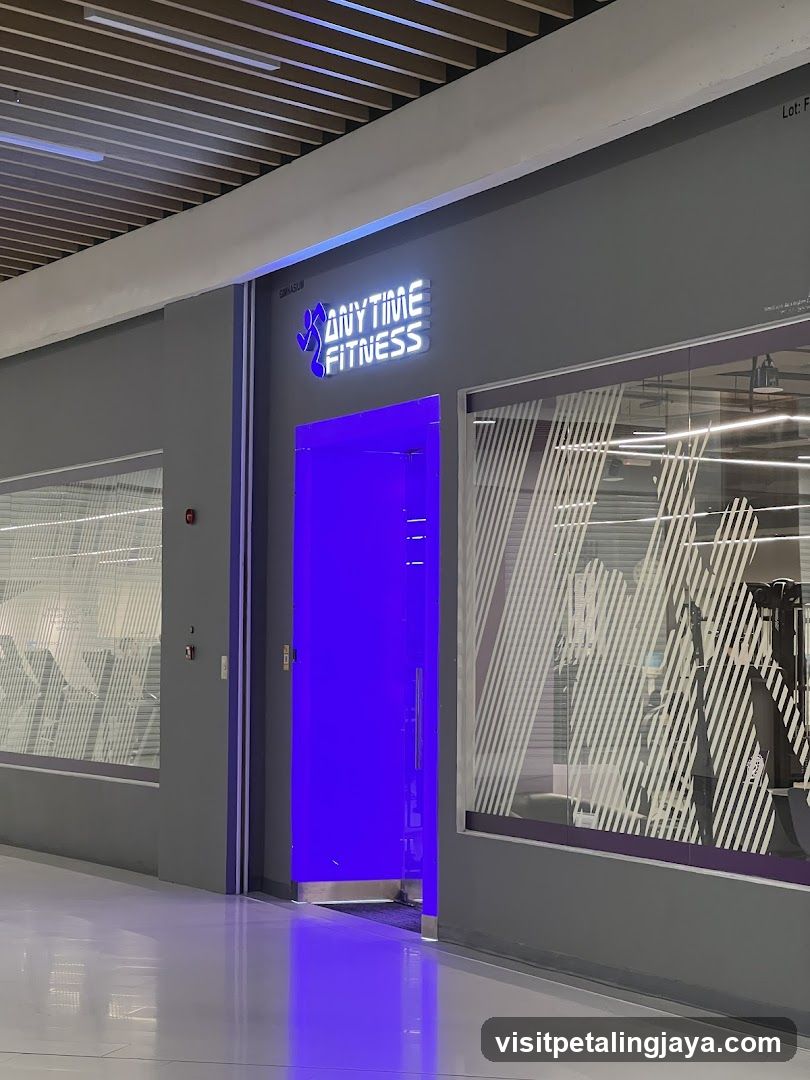 24-Hour Gym: Anytime Fitness Damansara Jaya, Atria Shopping Gallery, Petaling Jaya, Selangor.