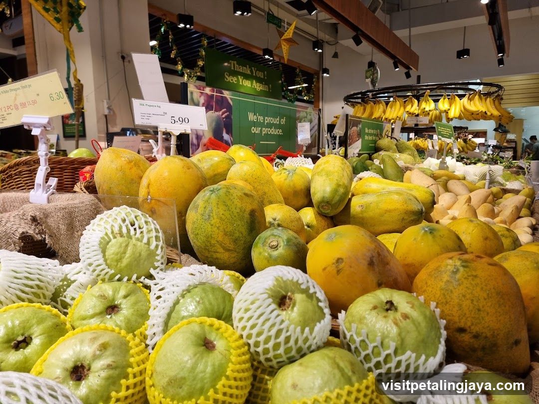 Fruit Display in Supermarket